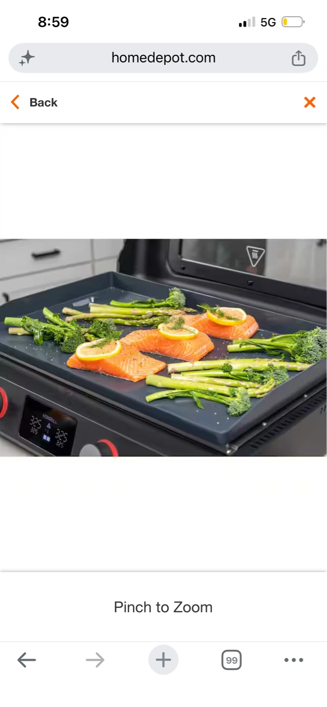 NexGrill Fuse 400 22 in. Electric Griddle - photo 2