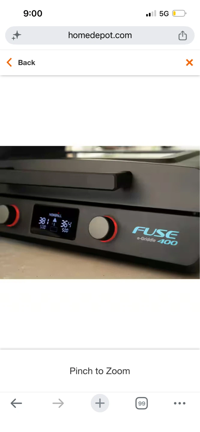 NexGrill Fuse 400 22 in. Electric Griddle - photo 3