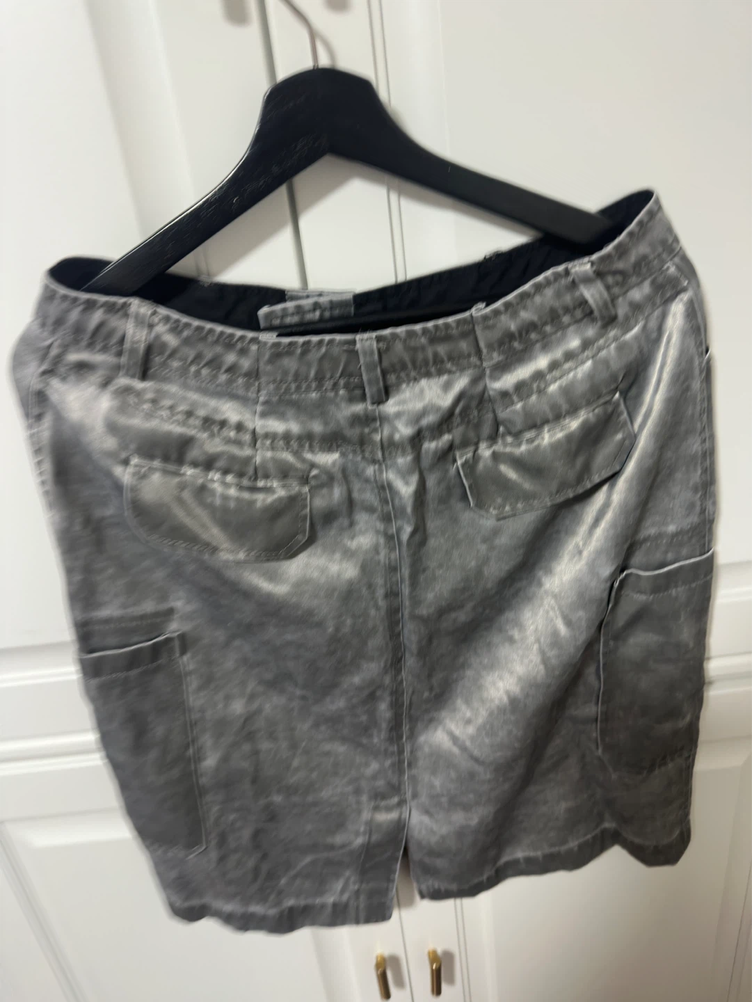 Holt Renfrew Grey Cargo Skirt - photo 2