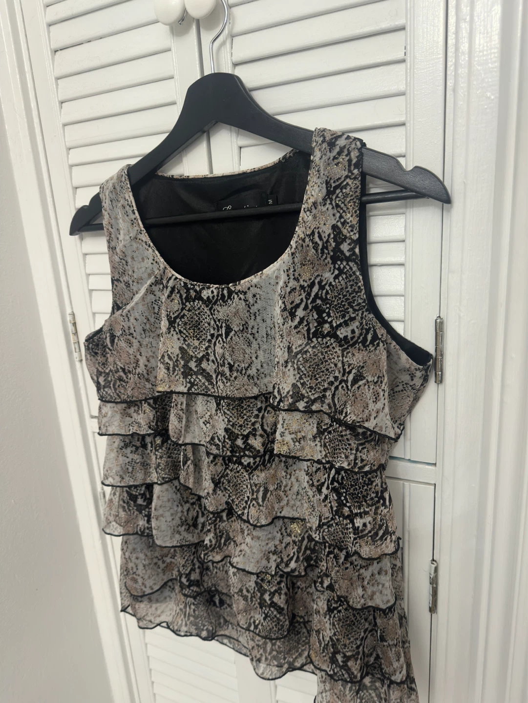 y2k Tiered Ruffle Tank Top - photo 2
