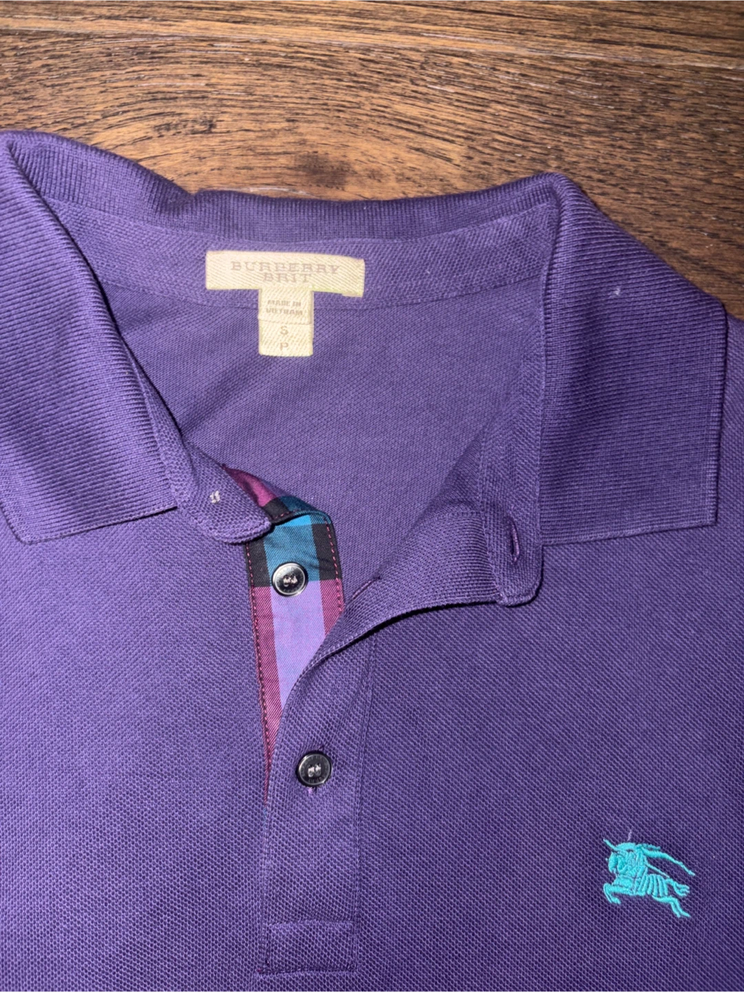 Burberry Brit Purple Polo Shirt - photo 2