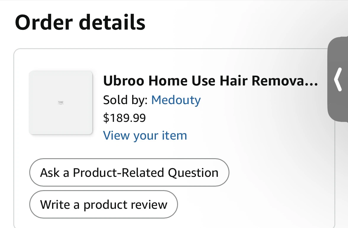 UBROO IPL Hair Removal Device - photo 2