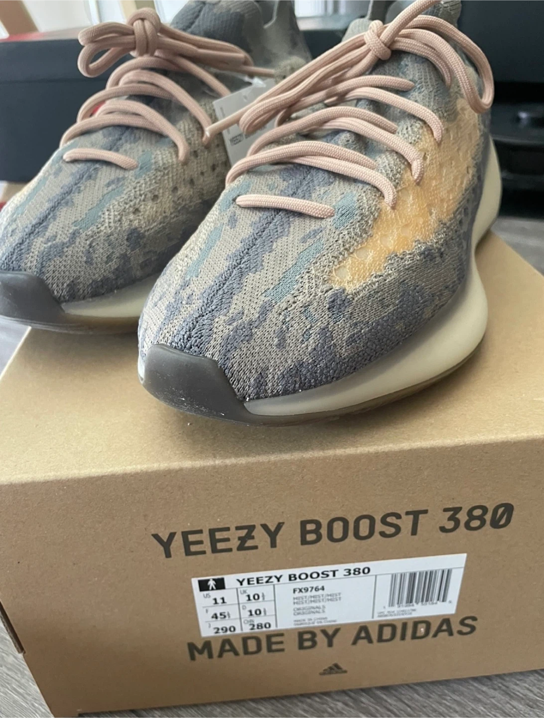 Adidas Yeezy 380 Mist - size 11 - photo 3