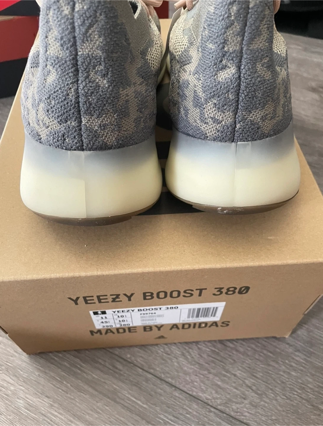 Adidas Yeezy 380 Mist - size 11 - photo 5