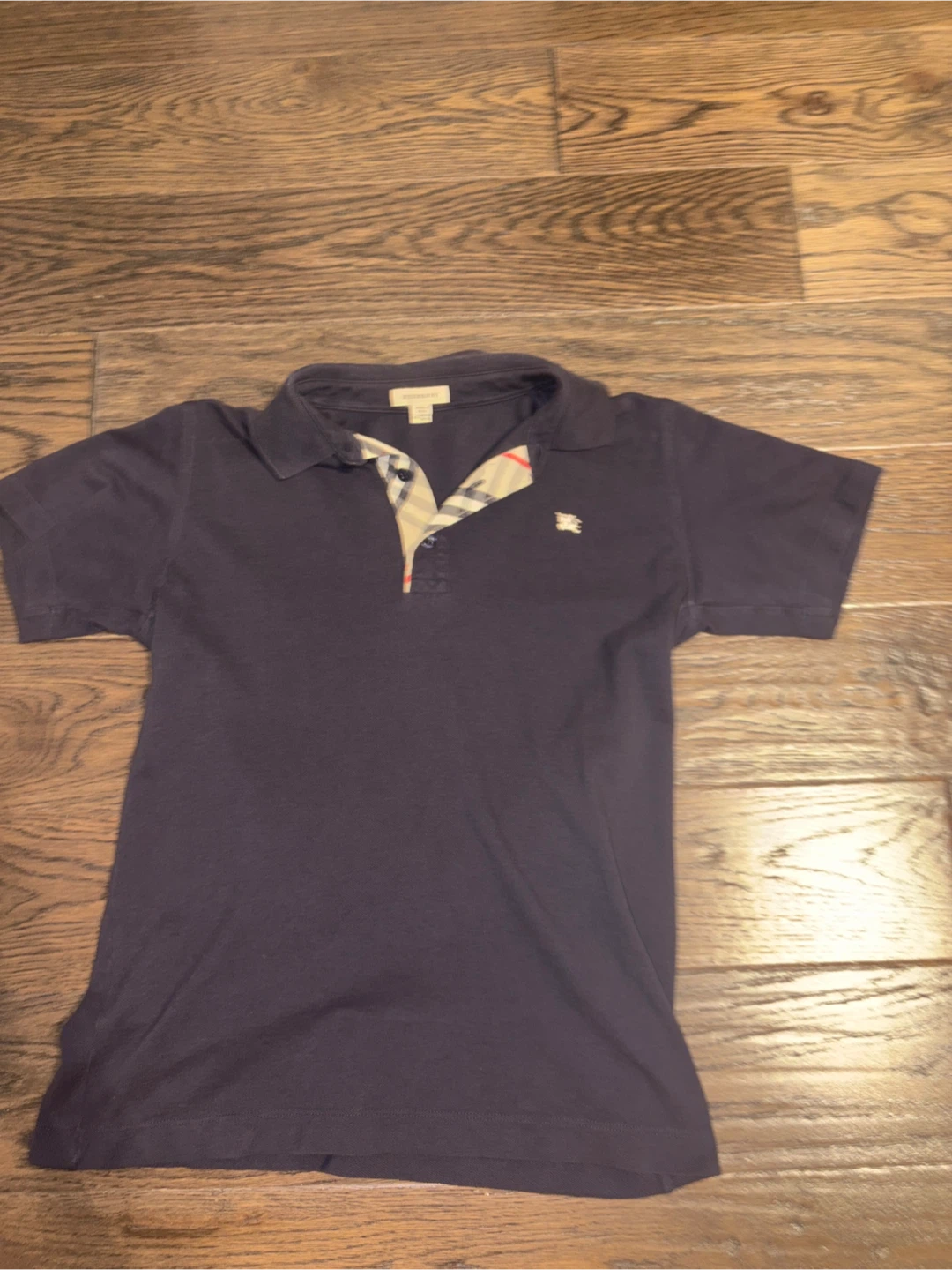 Burberry Navy Polo Shirt