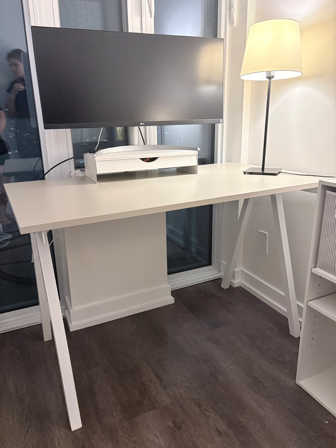 White Ikea Desk
