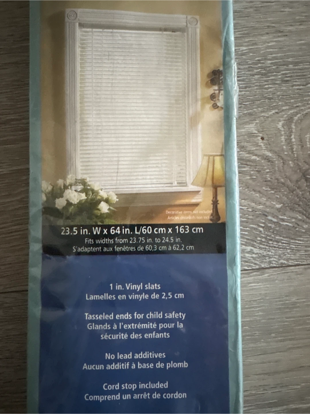 Mainstays Light Filtering Mini Blinds - 23.5" x 64" - photo 4
