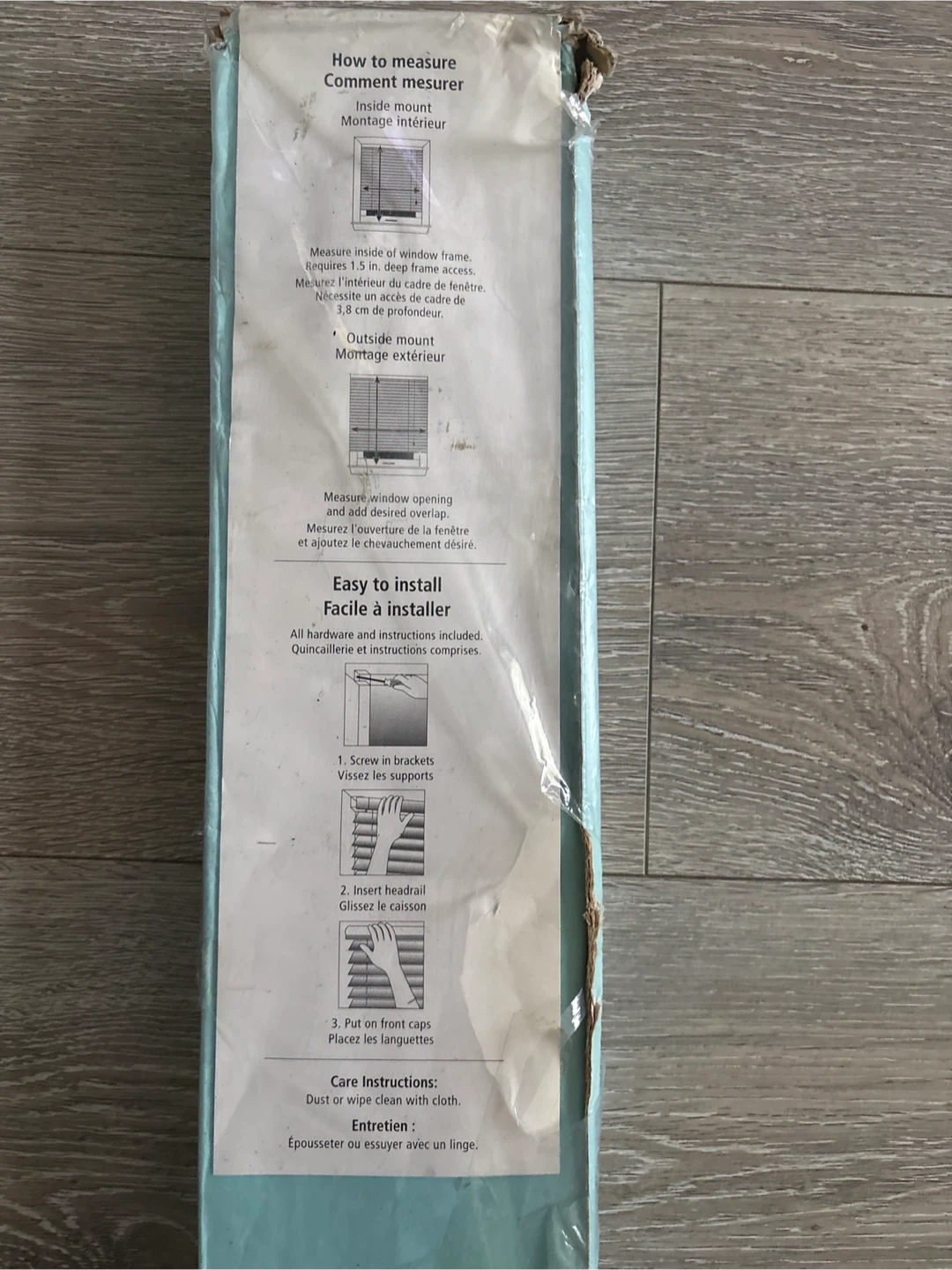 Mainstays Light Filtering Mini Blinds - 23.5" x 64" - photo 5