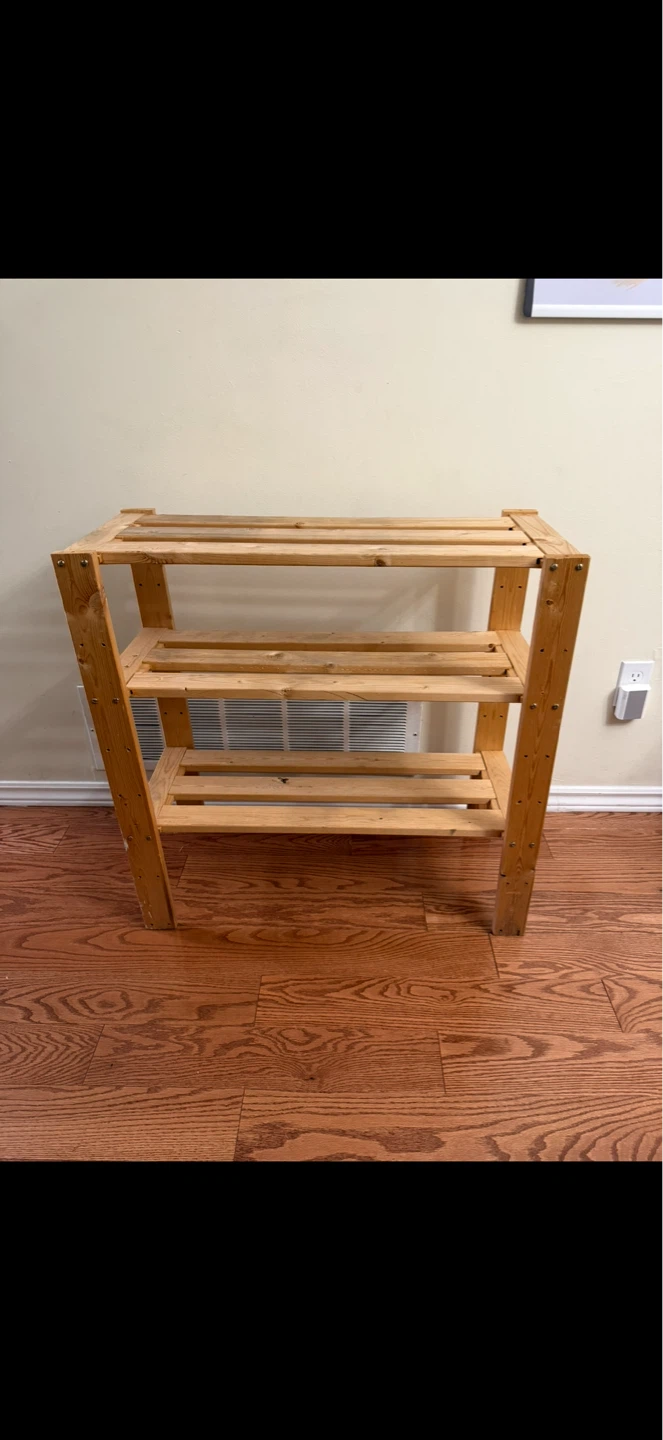 3-Tier Shoe Rack: Fits 9-12 shoes - photo 2