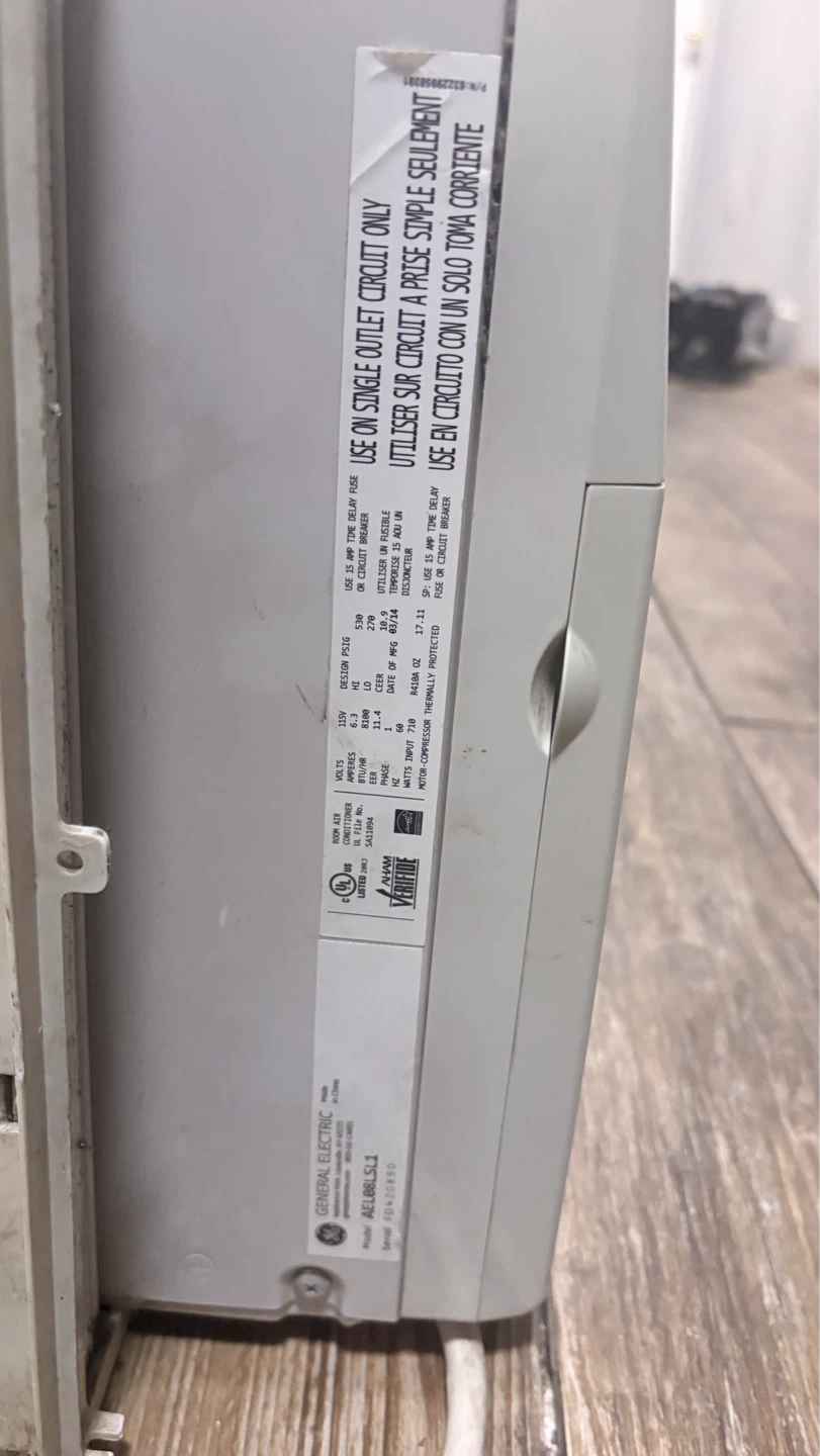 GE Air Conditioner 8000 btu