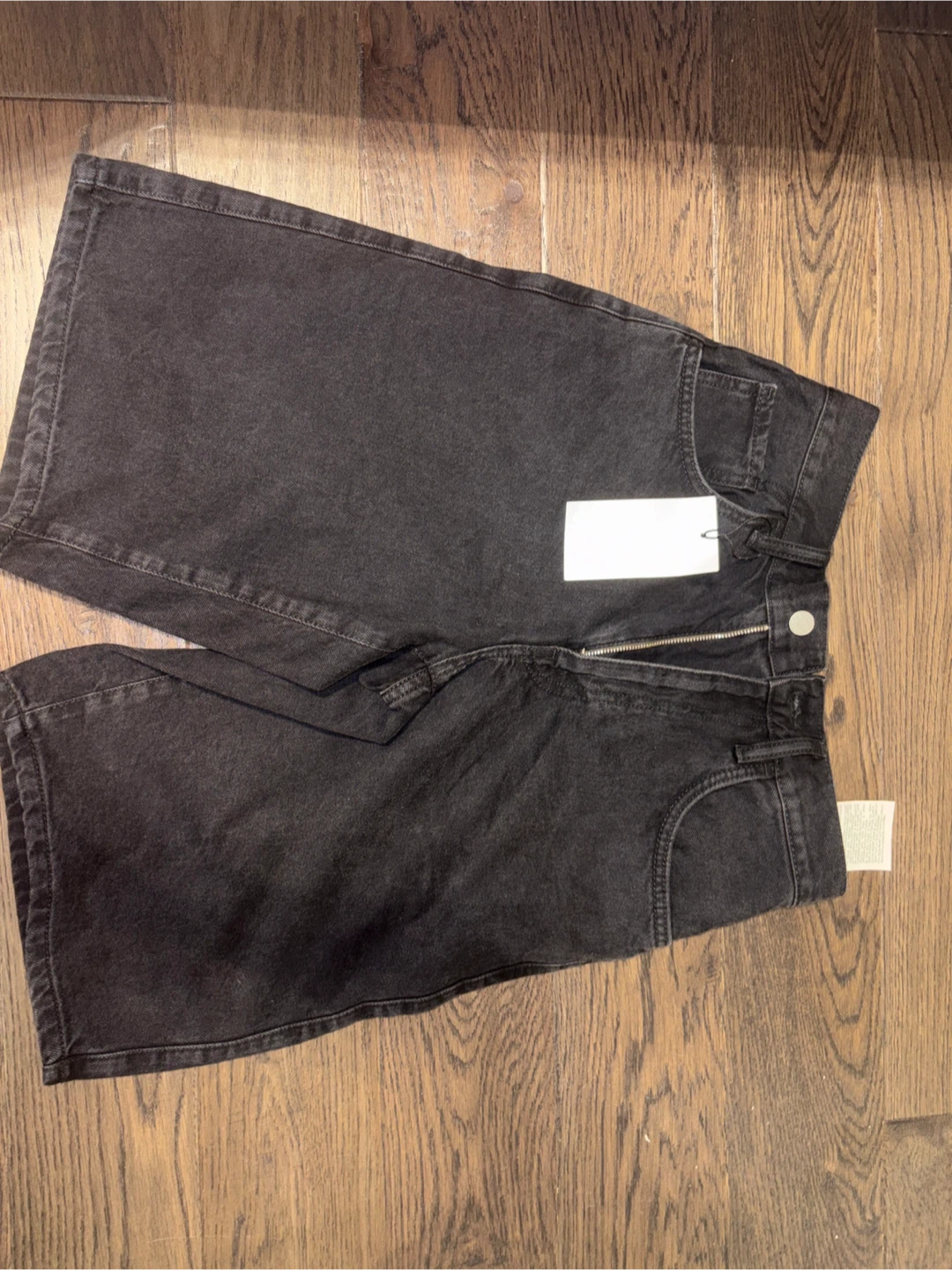 ZARA Baggy Short Black Size 36