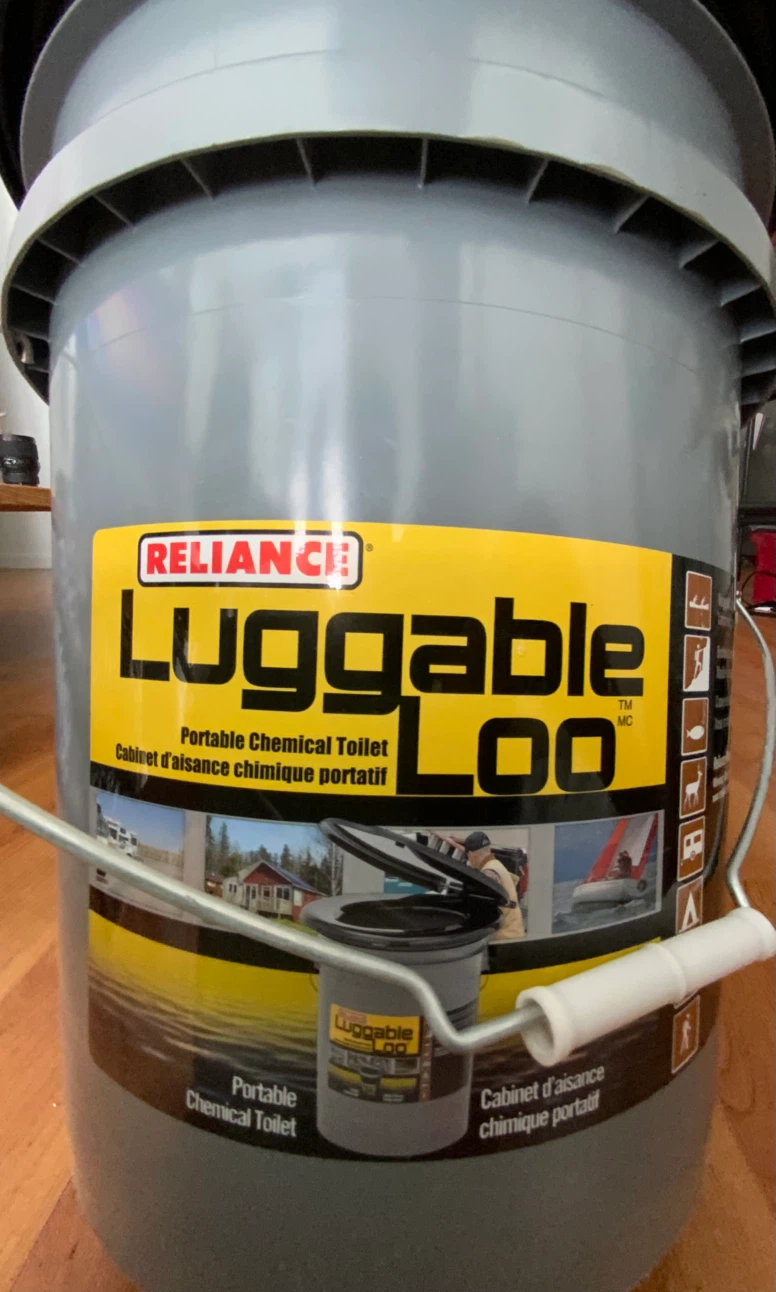 FREE luggable loo - camping toilet
