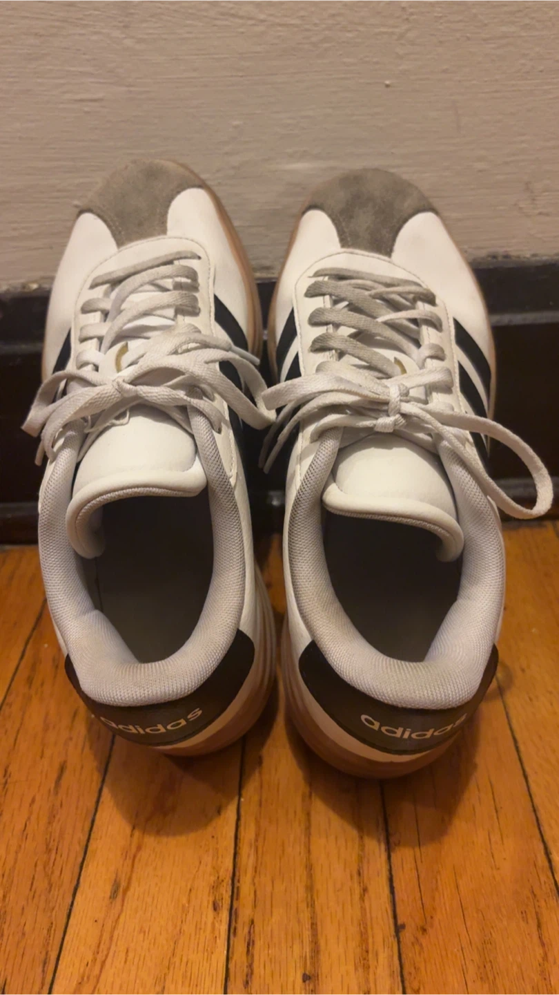 Adidas White & Grey Casual Sneakers - photo 2