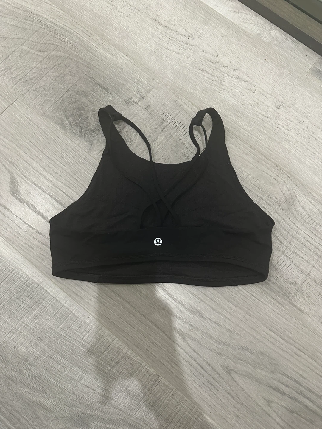 Lululemon Black Sports Bra- size 8