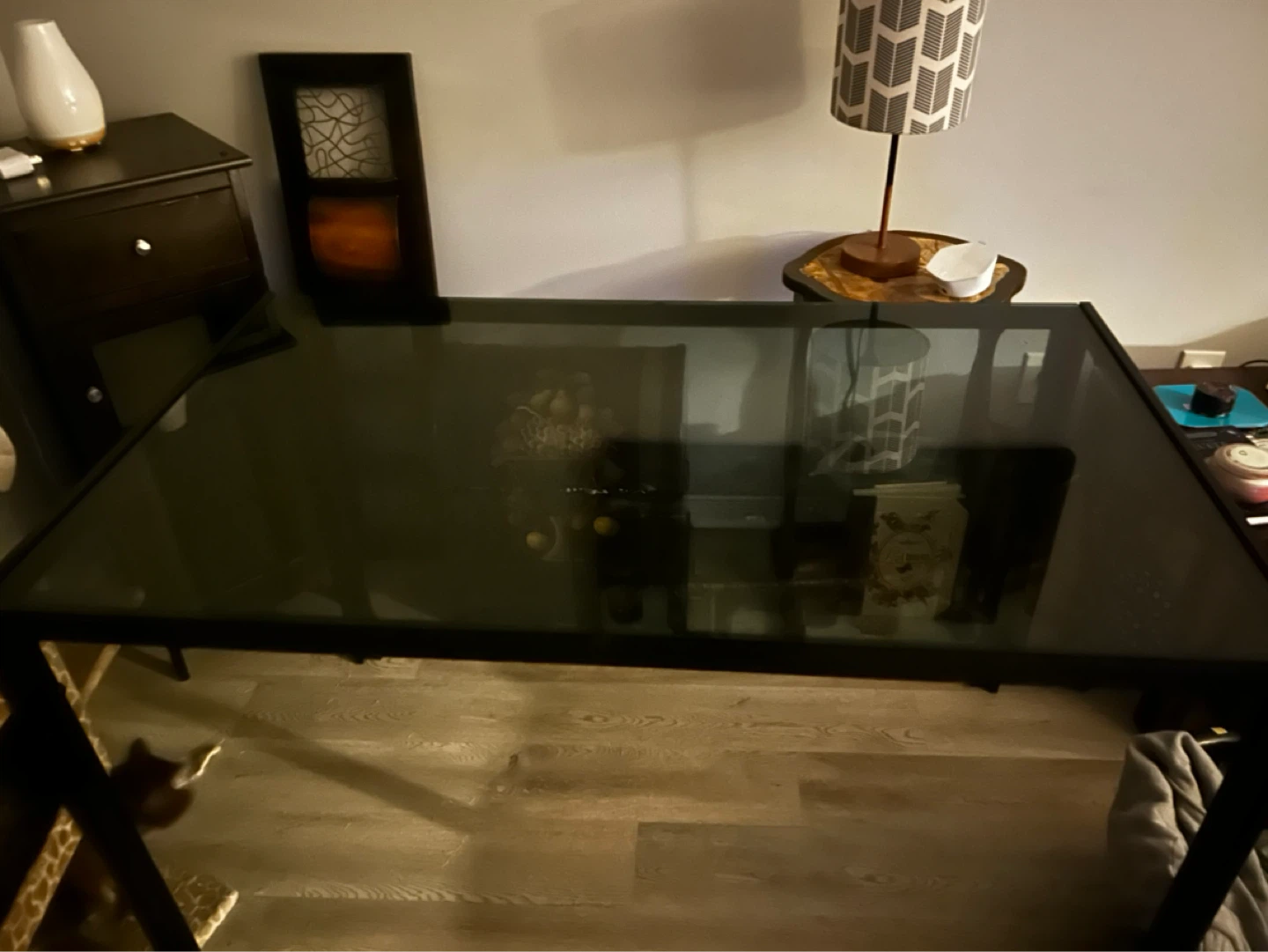 Glass Top Dining Table