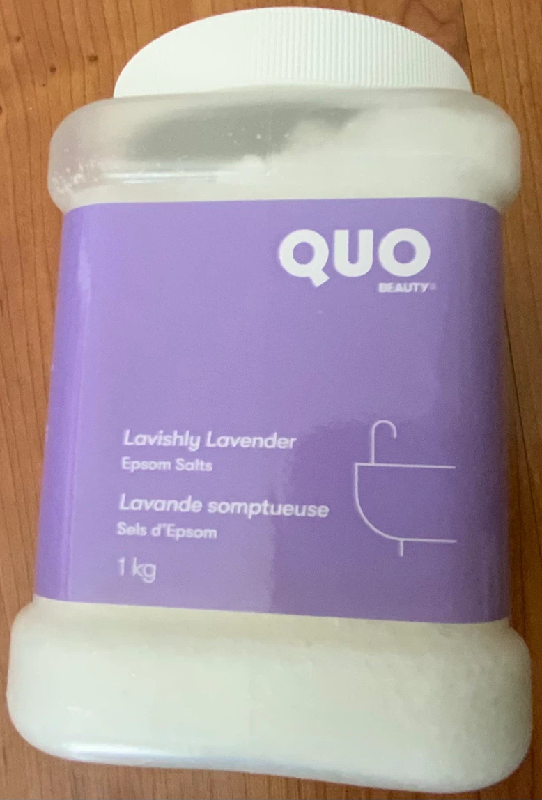 FREE lavendar epsom salt (never opened)