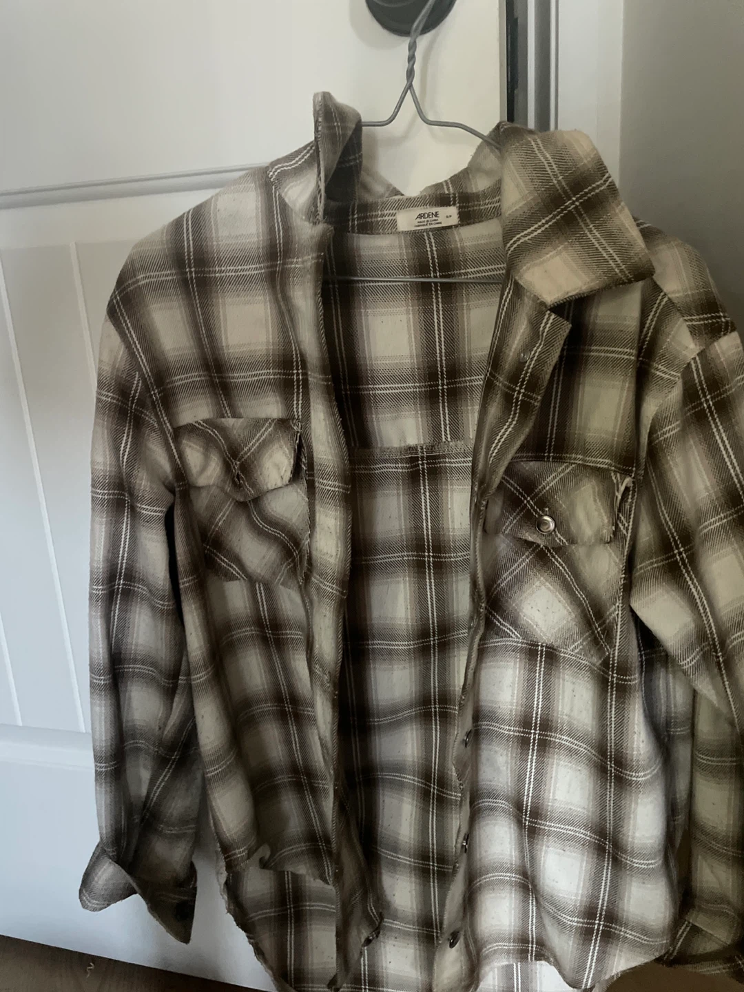 Ardene Plaid Flannel Shirt S/P