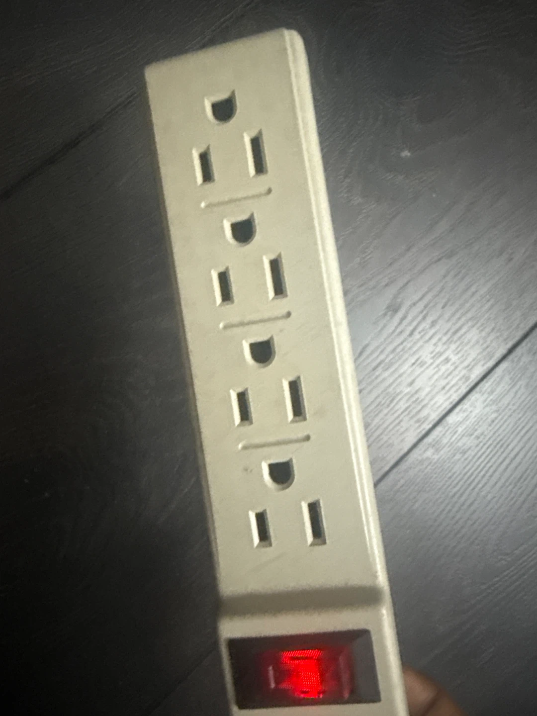 4Outlet Power Strip with Red On/Off Switch - photo 3