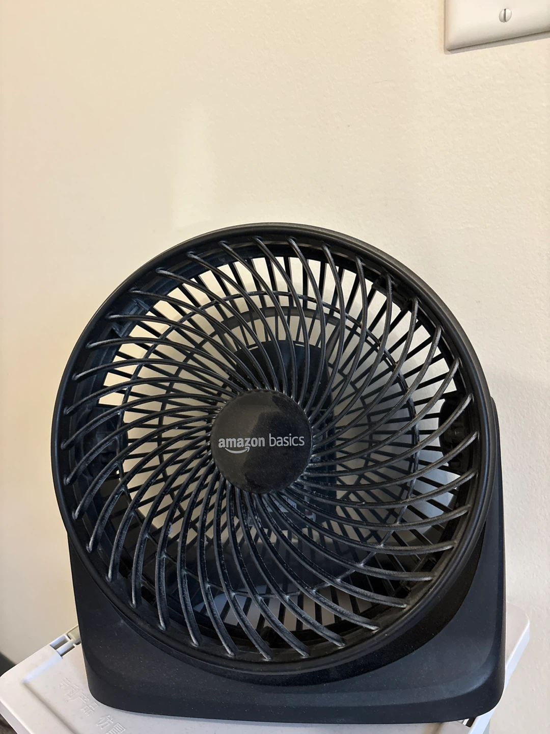 Second-hand Amazon Basics Black Desk Fan