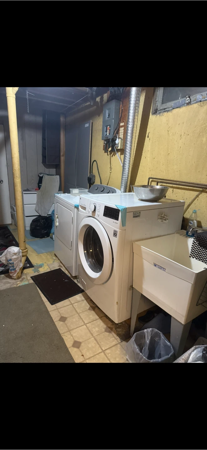 White Front Load Washing Machine - photo 2