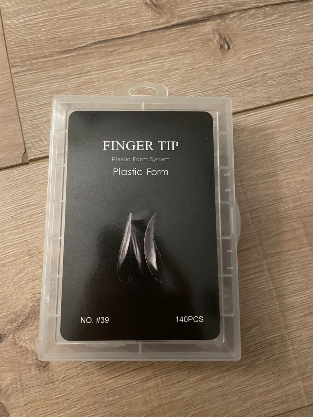 FINGER TIP Plastic Form System Nail Tips - 140 Pcs