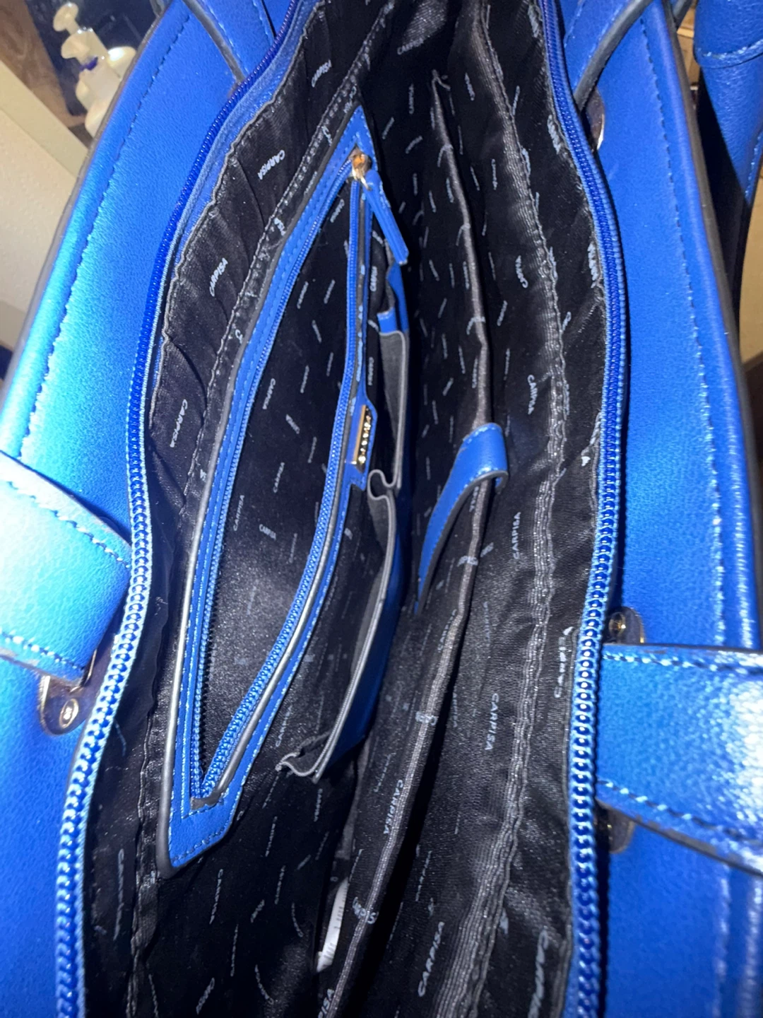 Blue CARPISA  Tote Bag- from Italy - photo 3