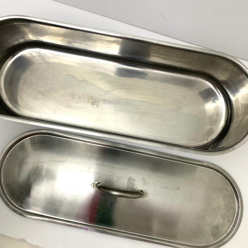 Stainless Steel Oval Steamer Pot with Rack - photo 5