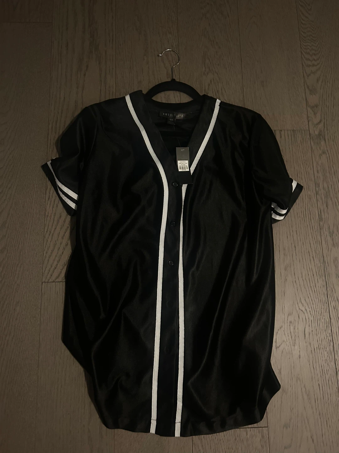SWS Active Black Baseball Jersey Size XS/TP - photo 4
