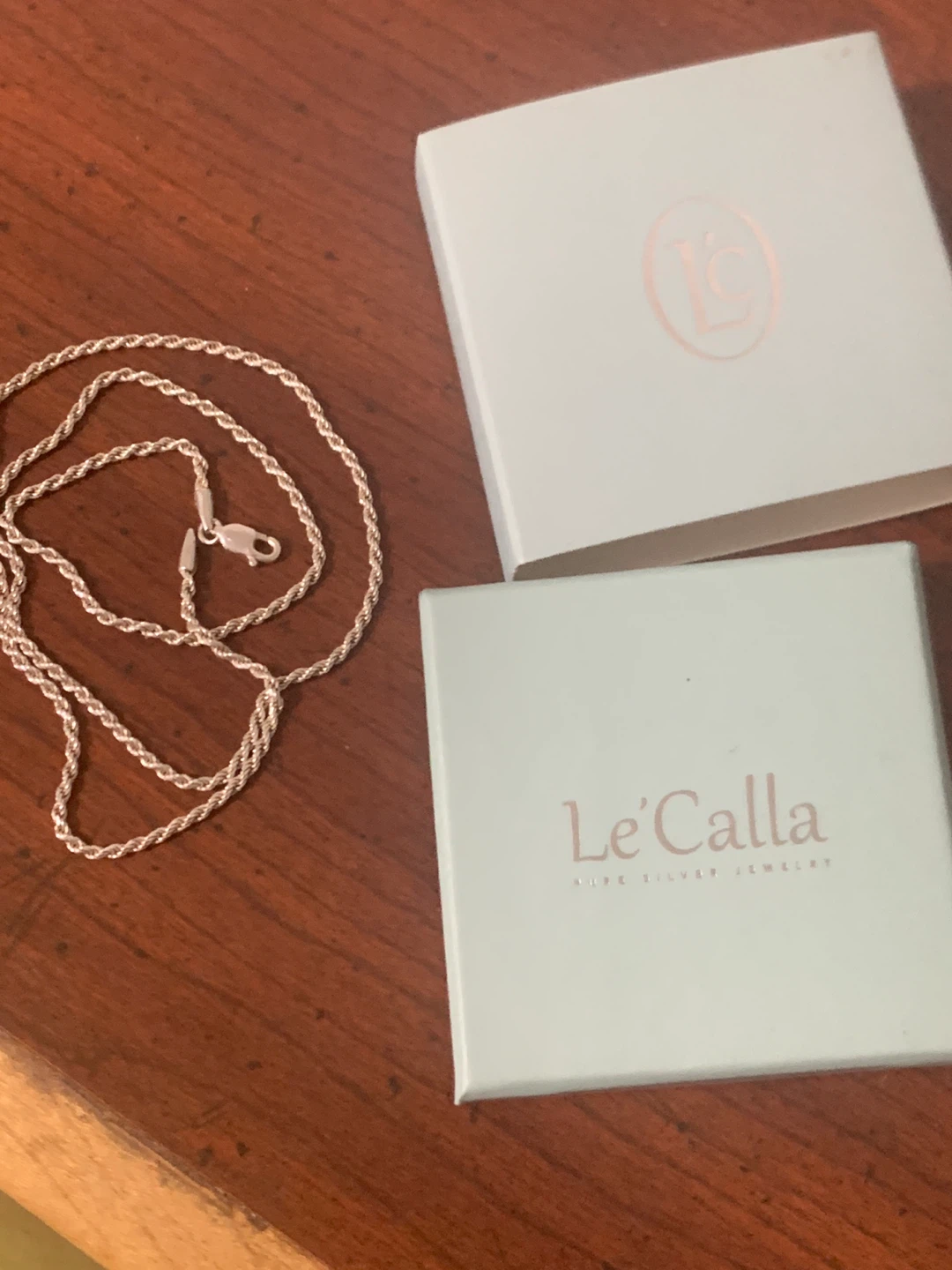 Le'Calla Sterling Silver Rope Chain Necklace - photo 3