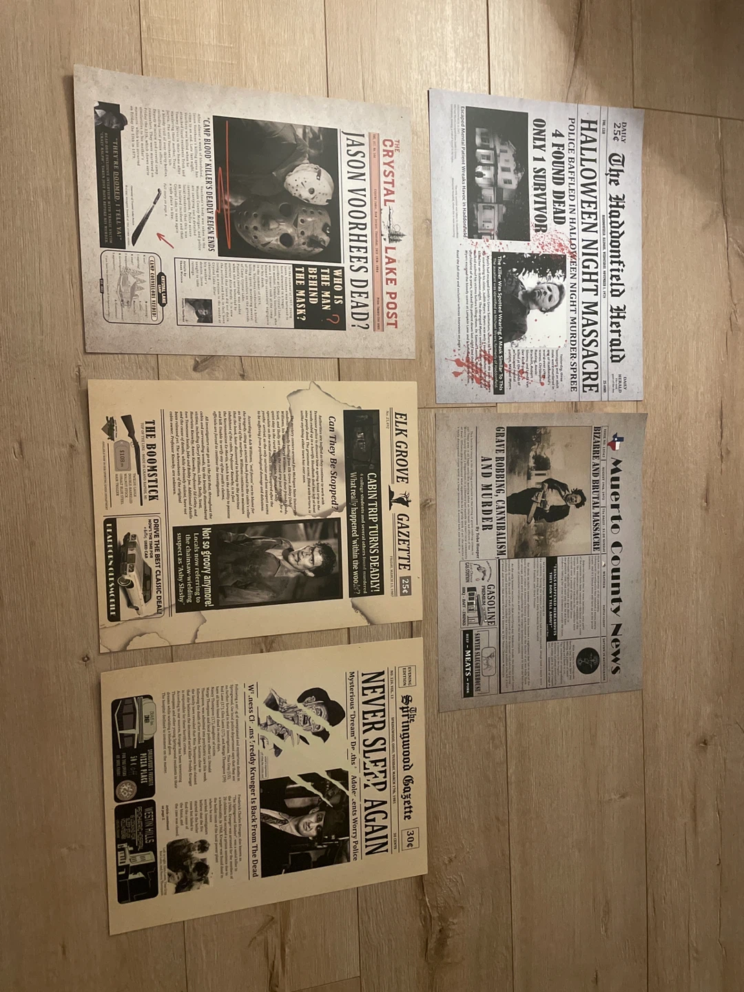 Halloween Night Massacre Prop Newspaper - The Haddonfield Herald