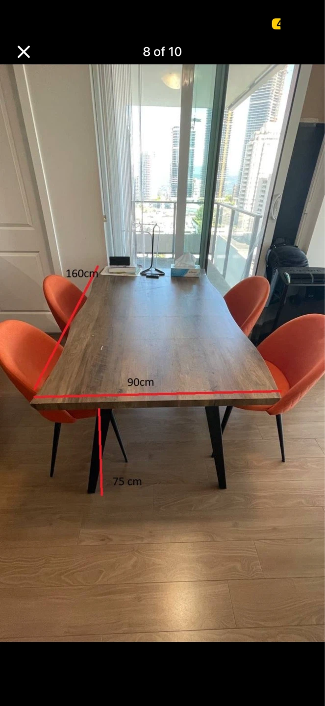 Dining Table - Wood Finish