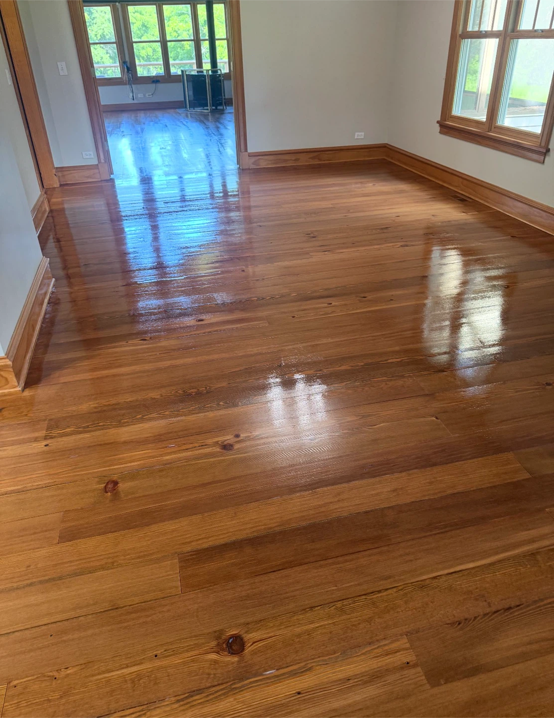 Refinished Hardwood Flooring - photo 4