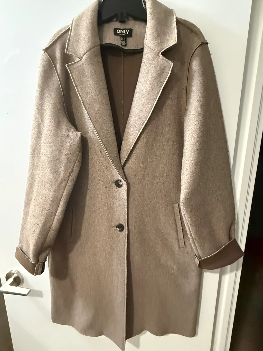 ONLY Wool Blend Coat - Size M - photo 5