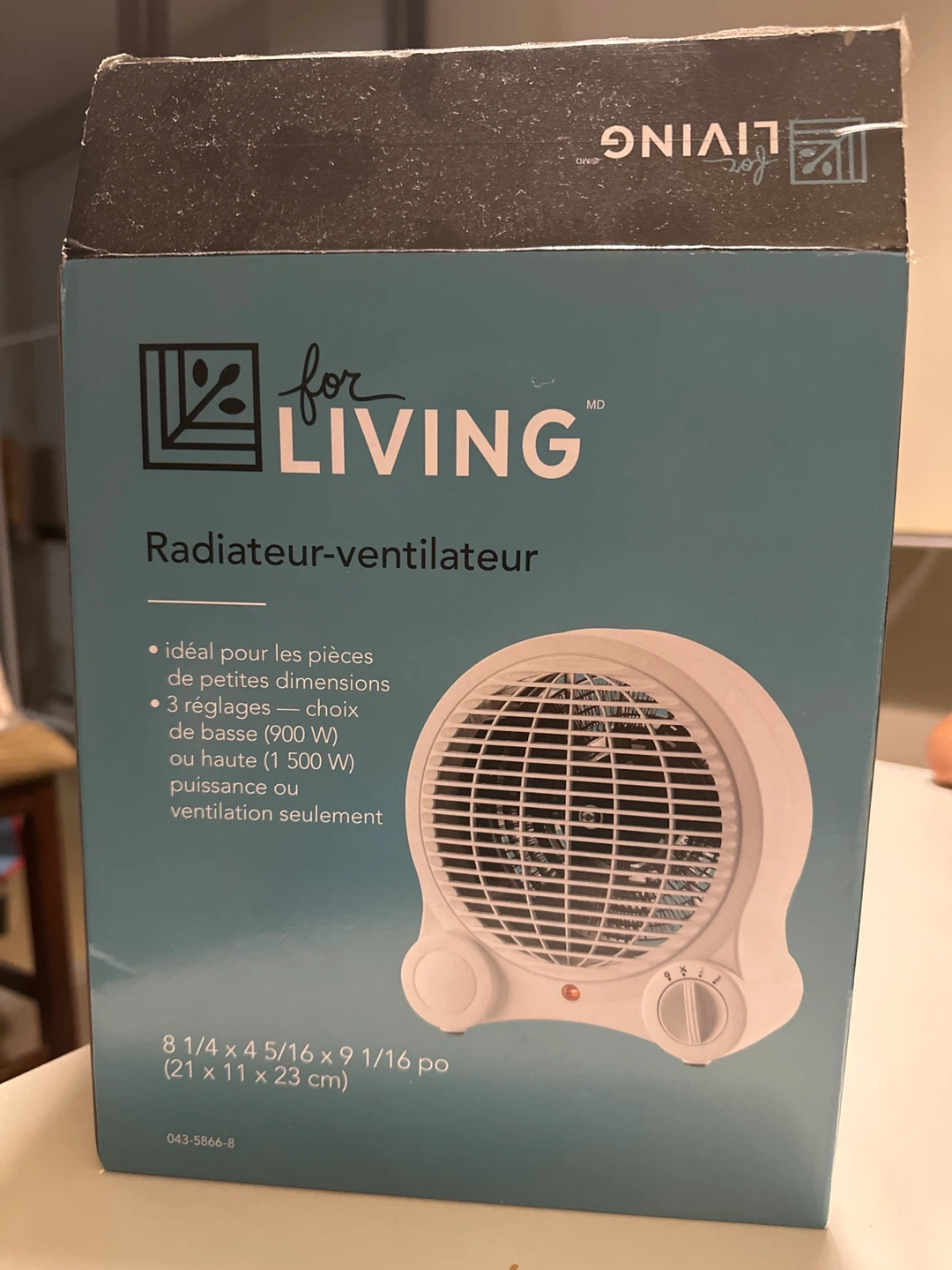 For Living 1500W Portable Space Heater – Like New