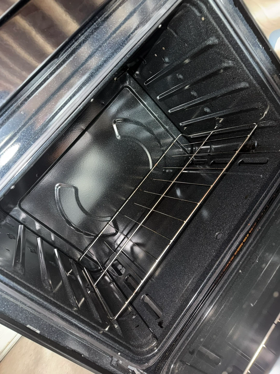 Whirlpool Black Gas Range & Fridge - photo 3