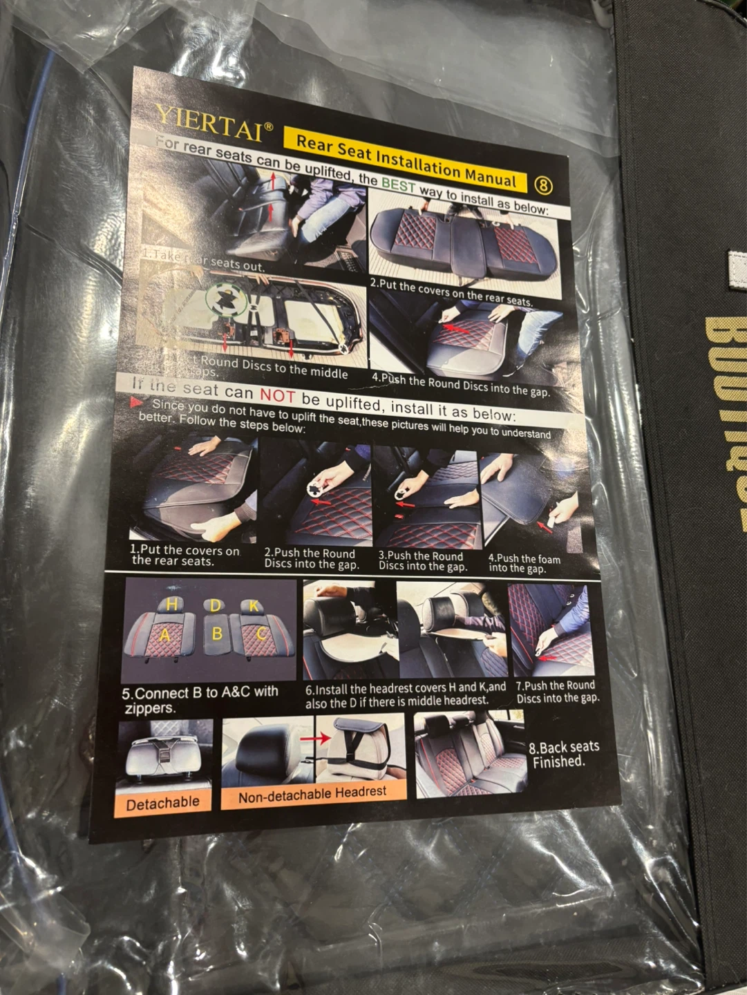 Yiertai Car Seat Covers - photo 2