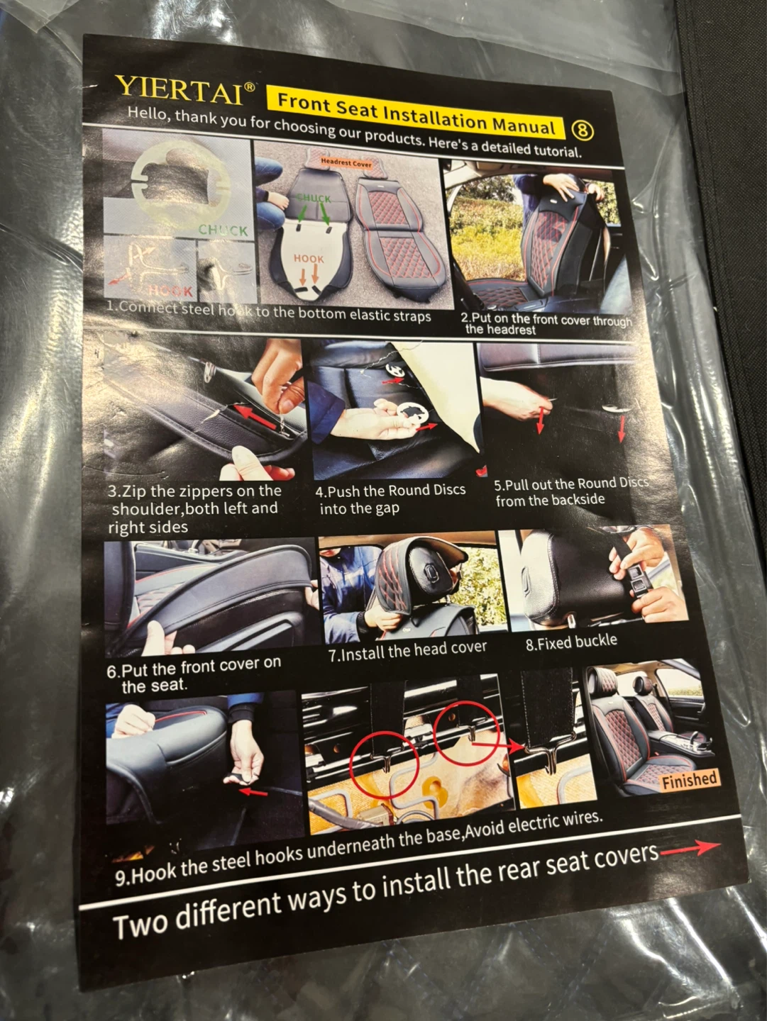 Yiertai Car Seat Covers - photo 4