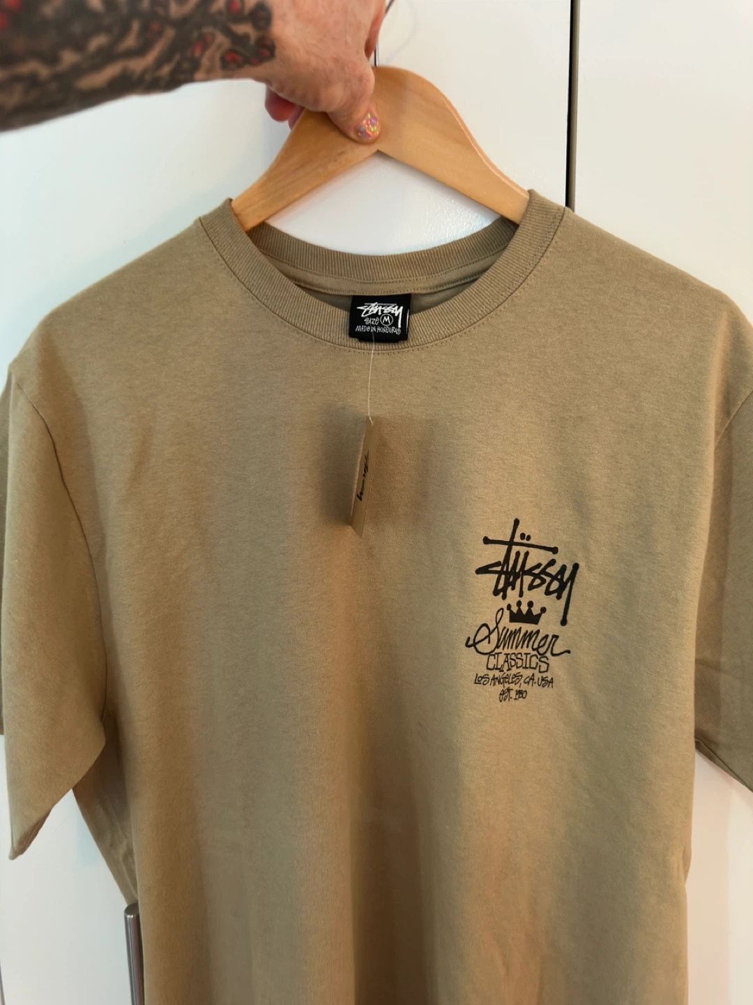 Stüssy Summer Classics T-Shirt - Tan - Size M