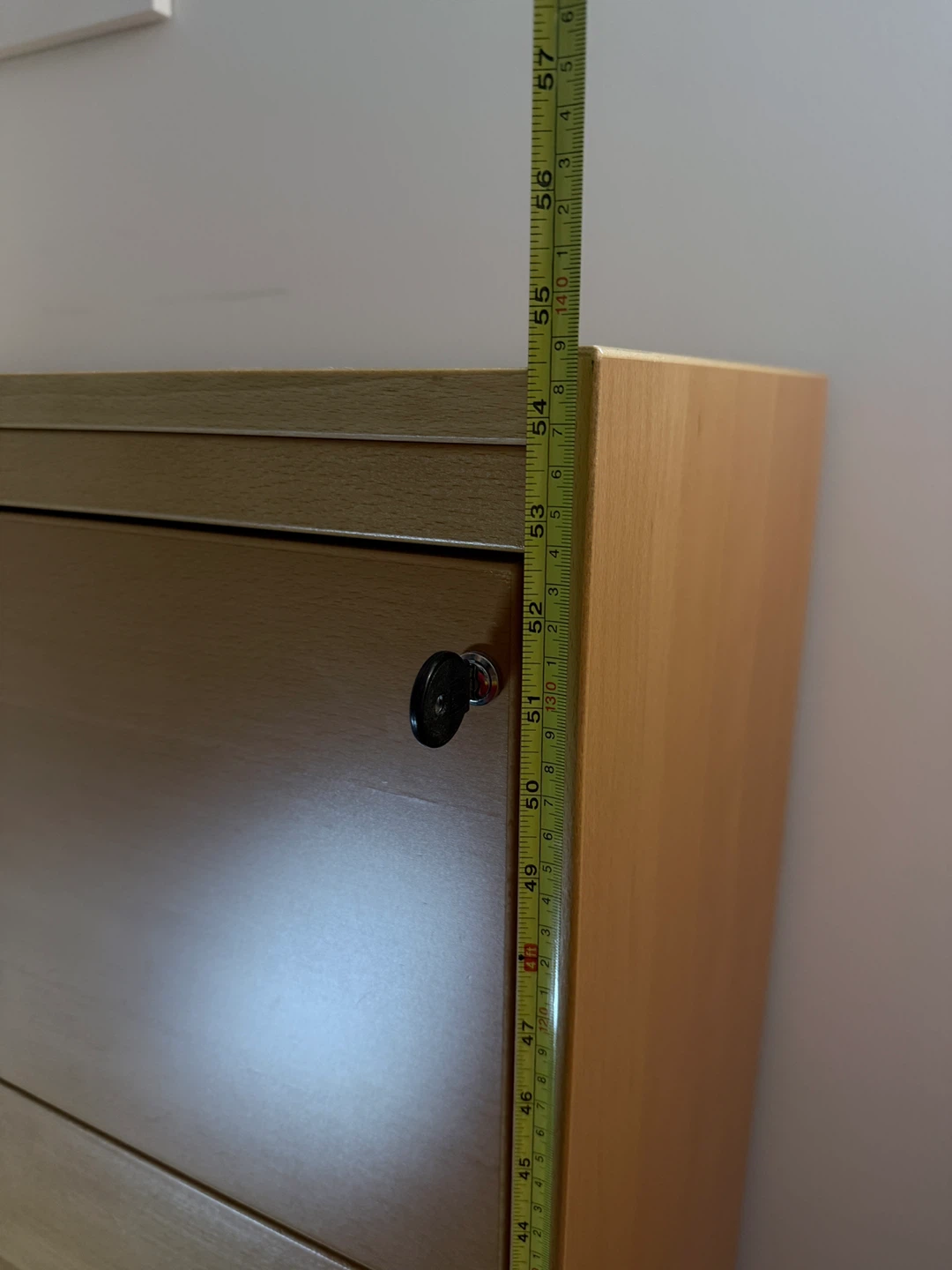 Light Wood 4-Drawer Filing Cabinet - photo 5