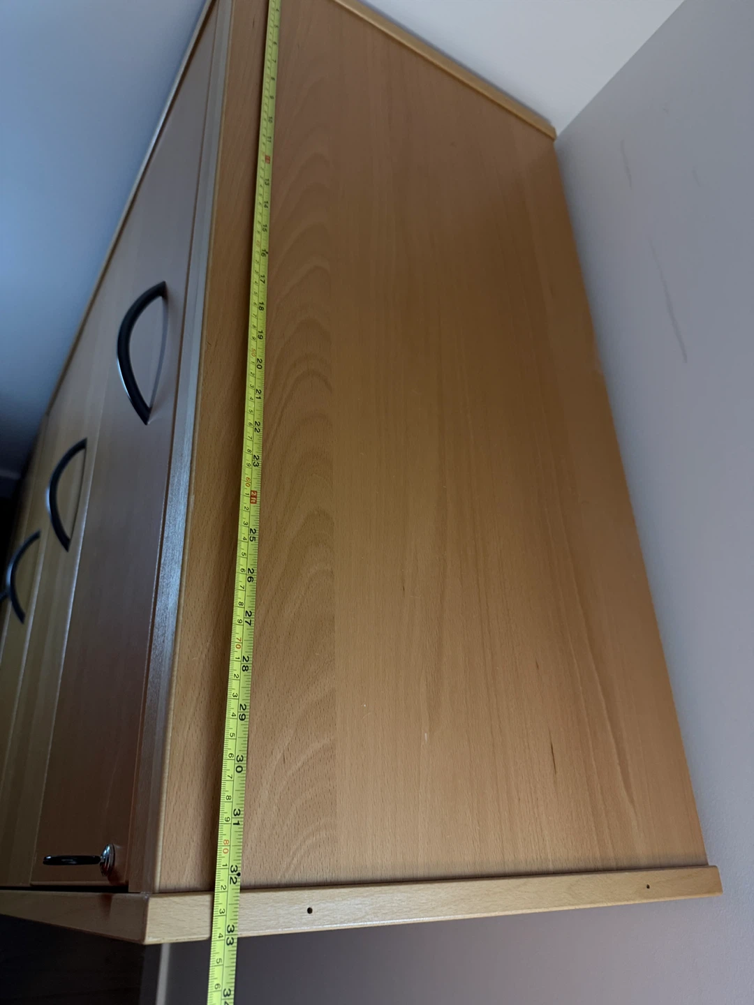 Light Wood 4-Drawer Filing Cabinet - photo 4