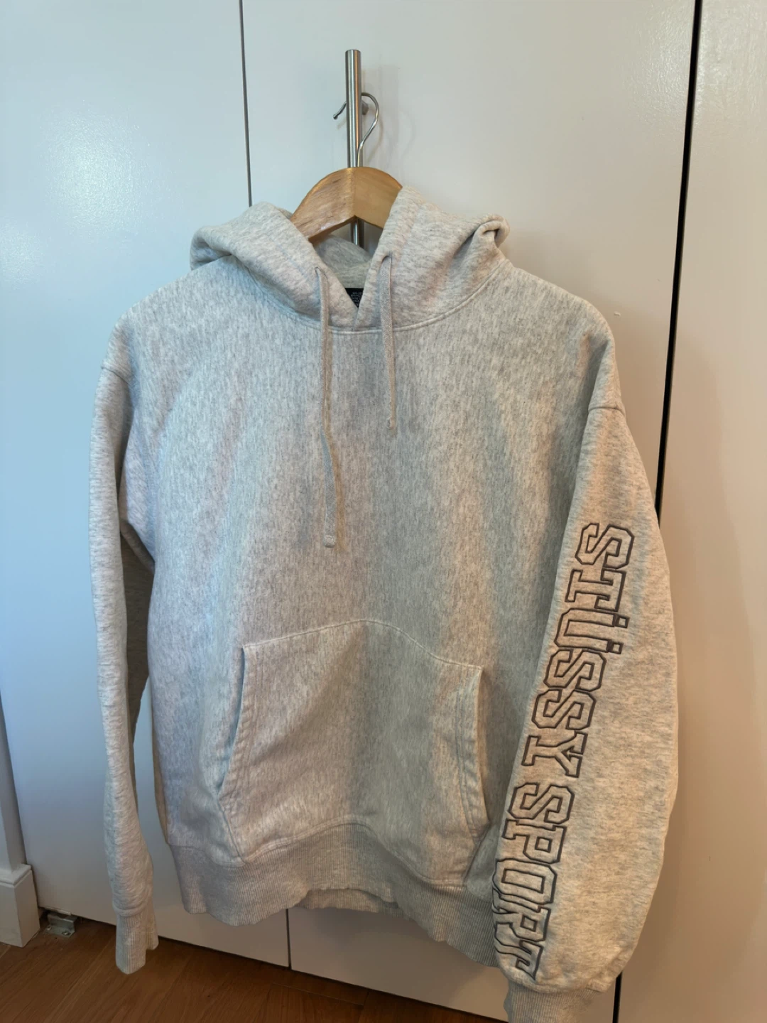 Stüssy Sport Hoodie Grey Size S