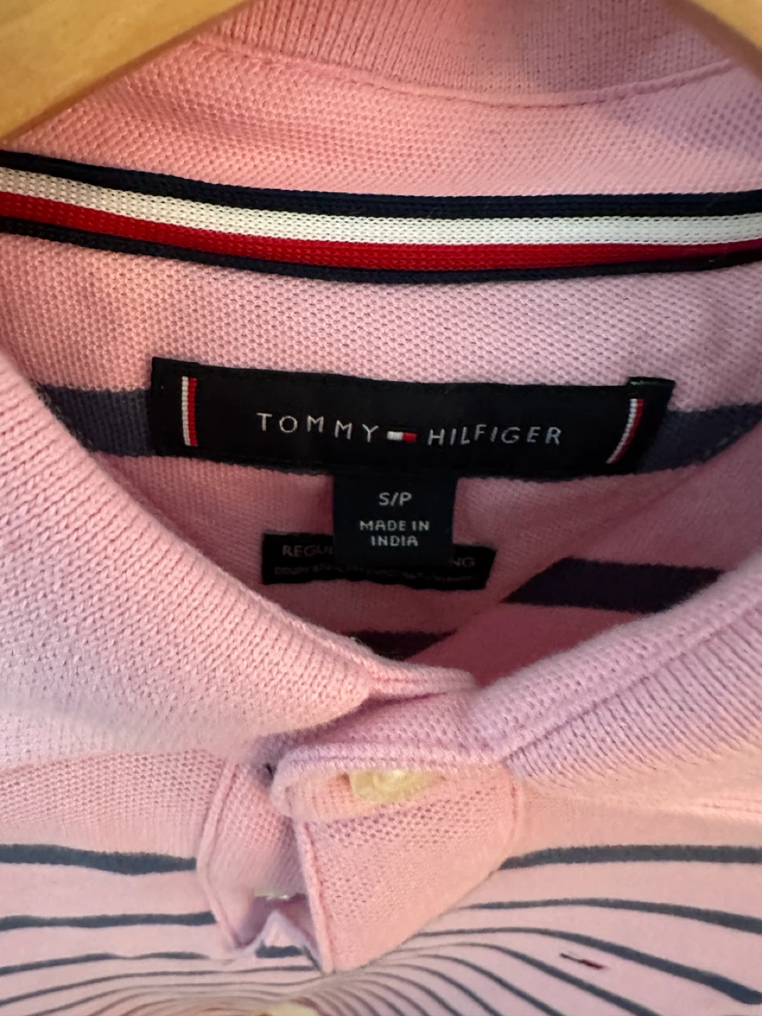 Tommy Hilfiger Pink Striped Polo Shirt S/P - photo 3