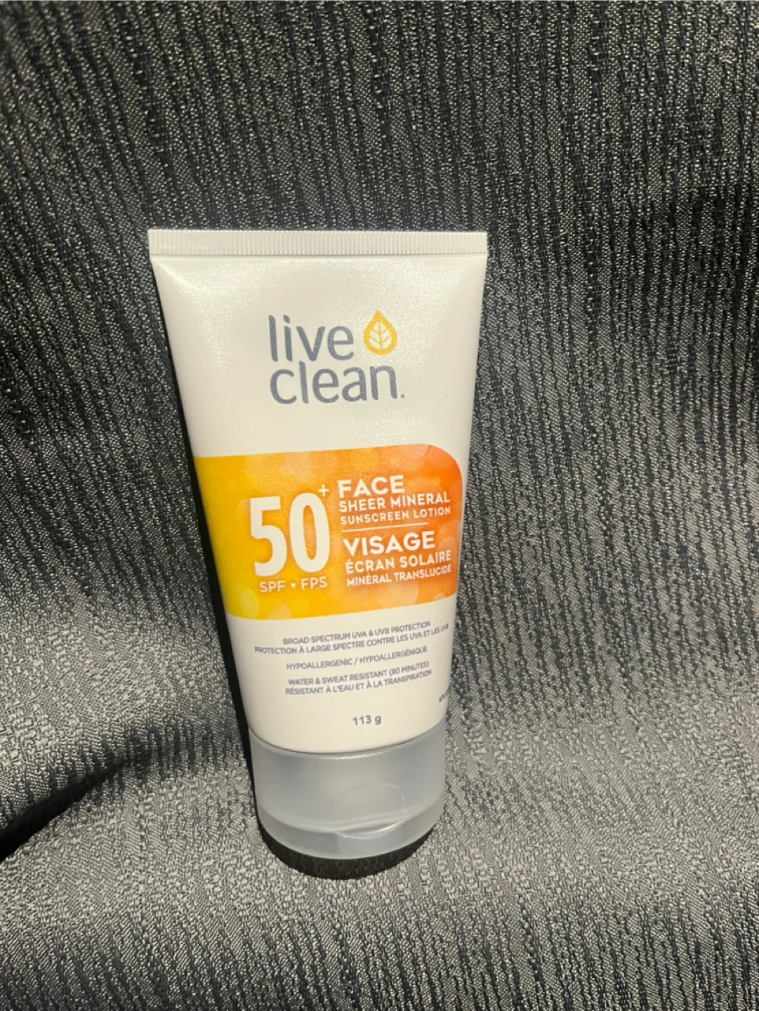 Live Clean Face Sheer Mineral Sunscreen Lotion SPF 50