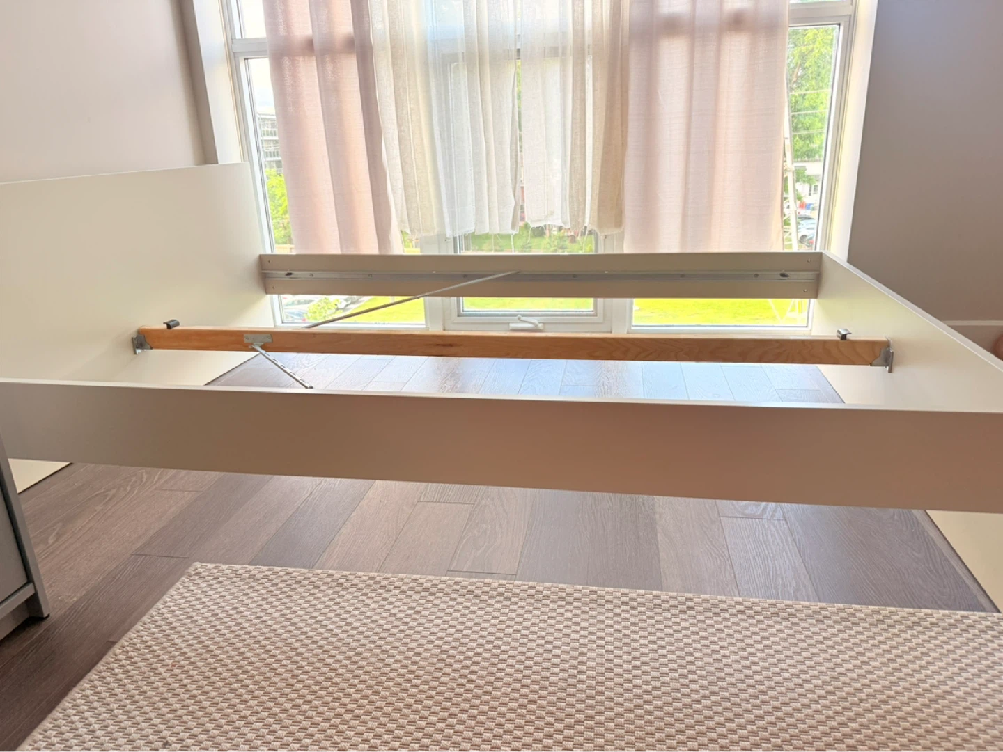 IKEA MALM High Bed Frame - White/Luroy, Full Size - photo 5
