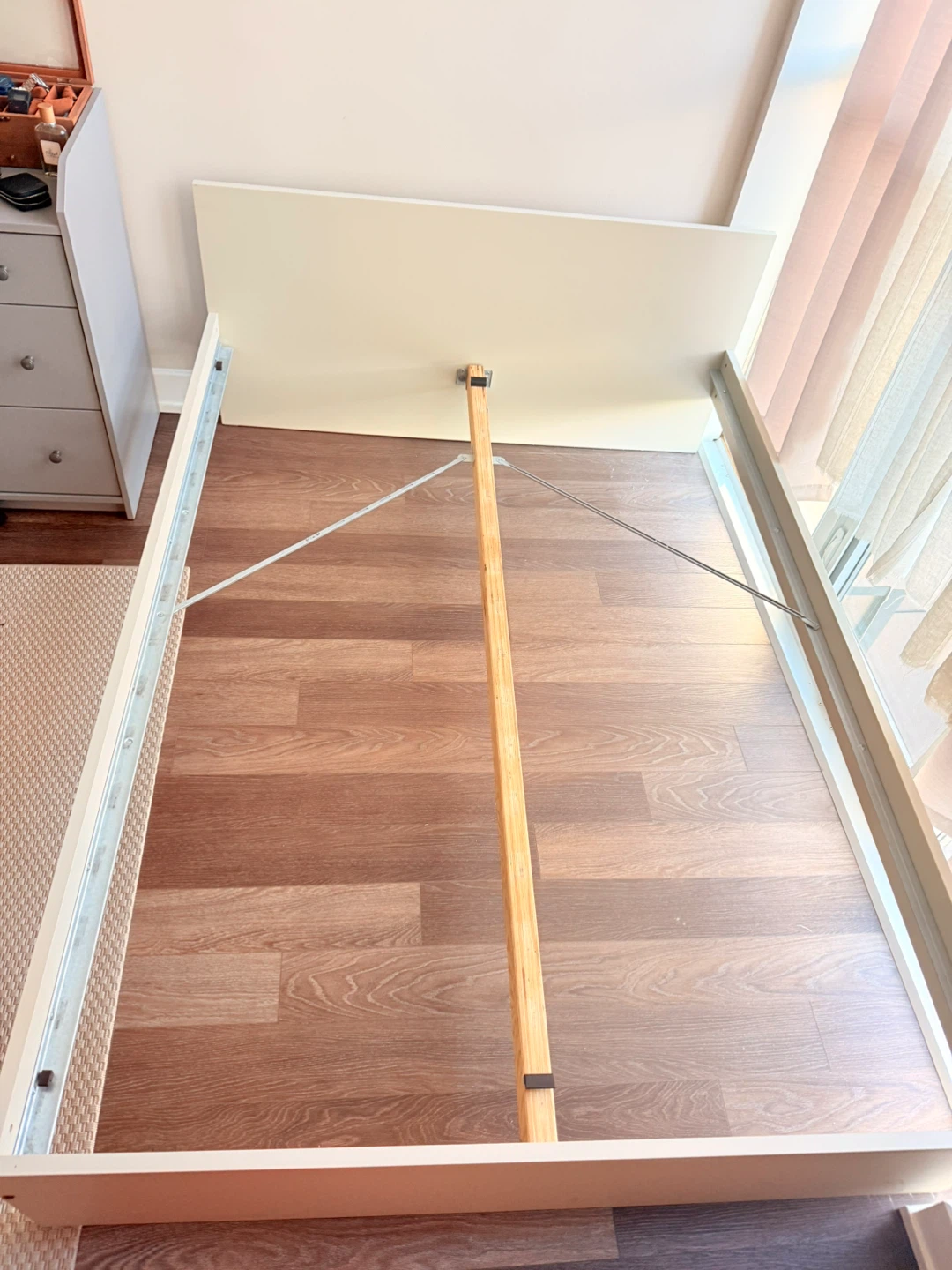 IKEA MALM High Bed Frame - White/Luroy, Full Size - photo 4