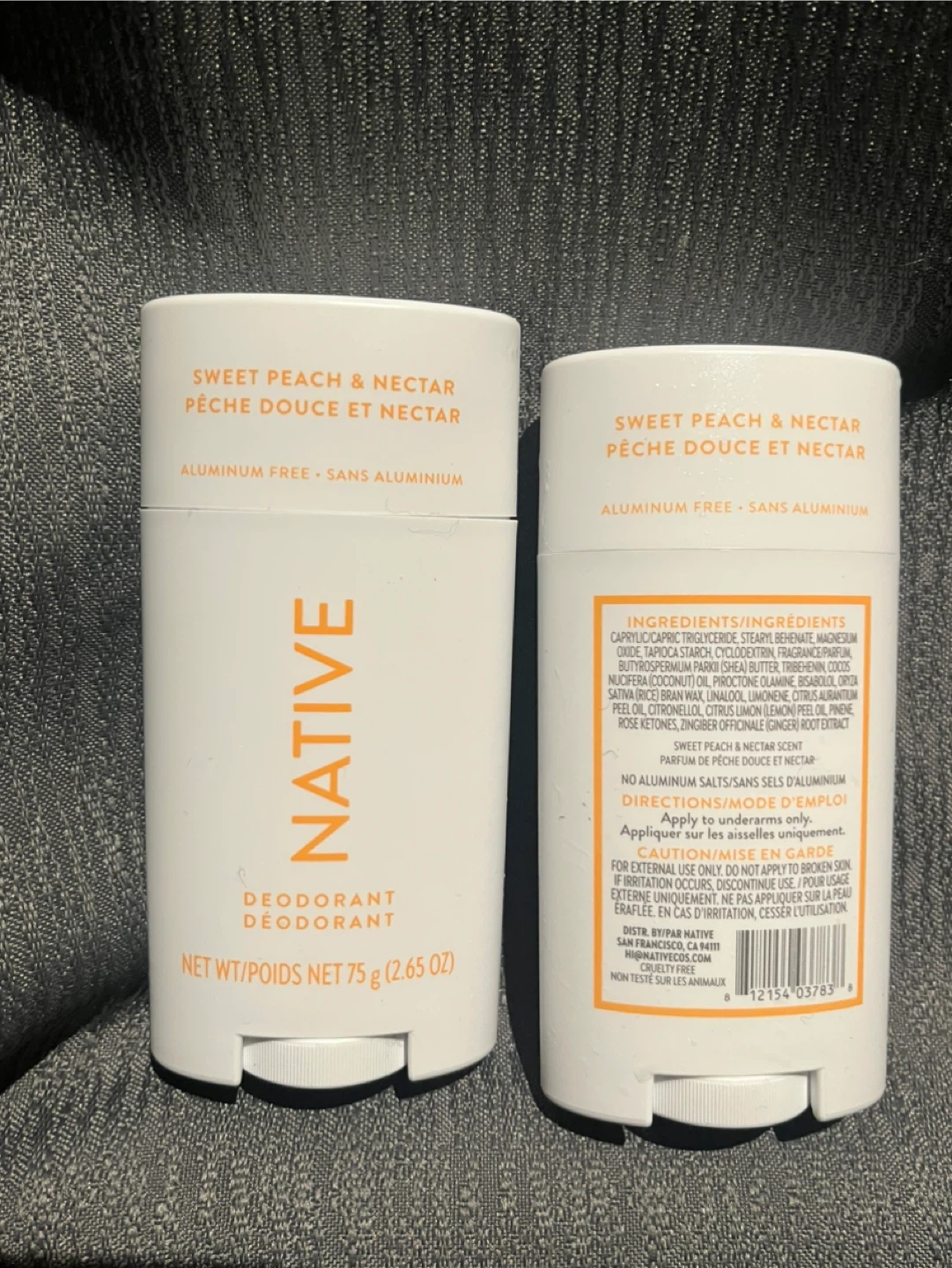 Native Sweet Peach & Nectar Deodorant 75g Pack of 2 - photo 2