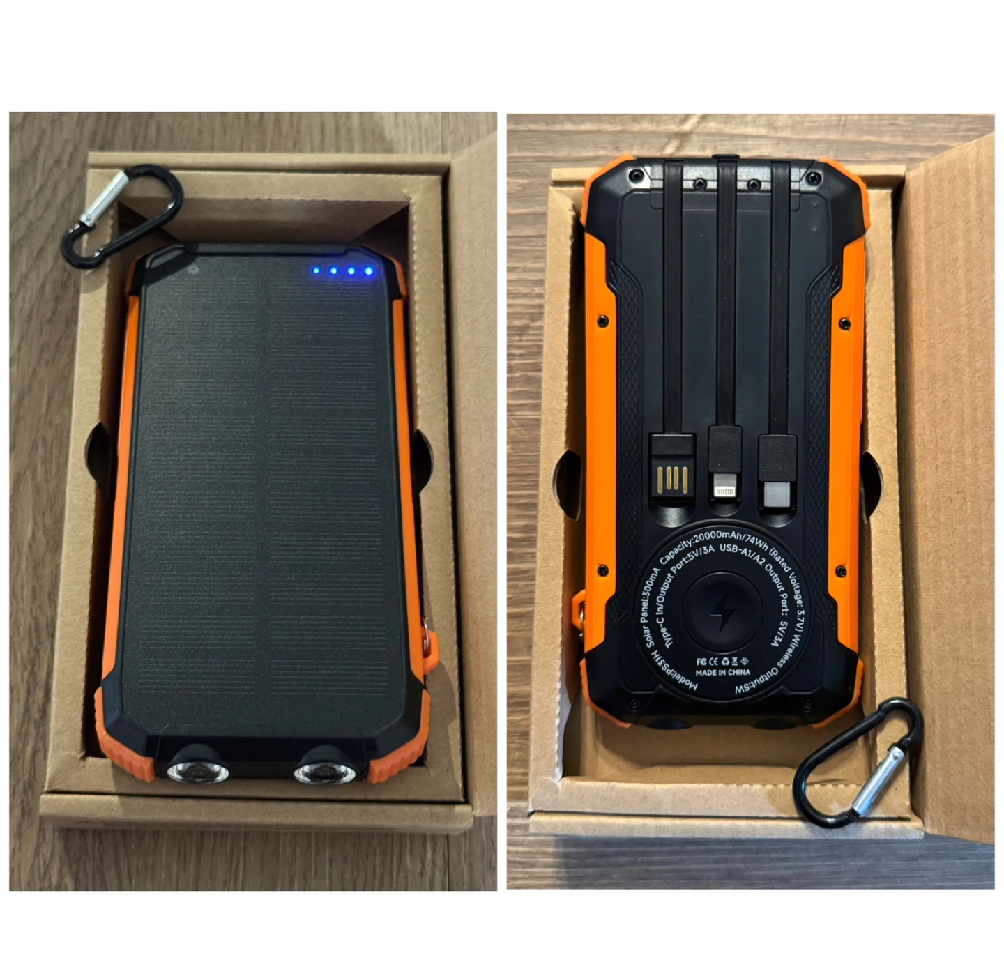 Brand new Solar Charger Power Bank 20000mAh - photo 2