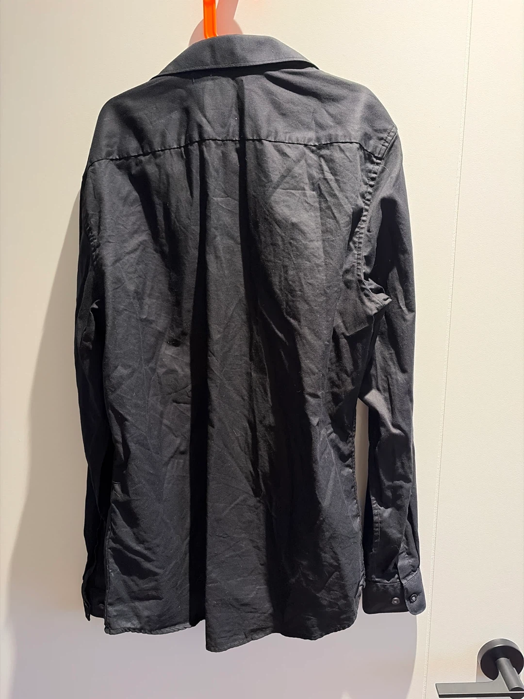 H&M Black Slim Fit Button-Up Shirt - photo 4
