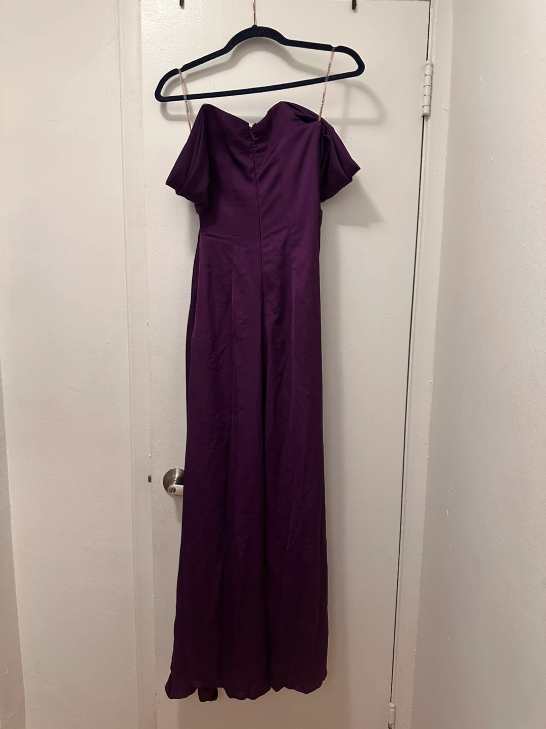 Purple Princess Off-the-Shoulder Formal Prom Dress - photo 5
