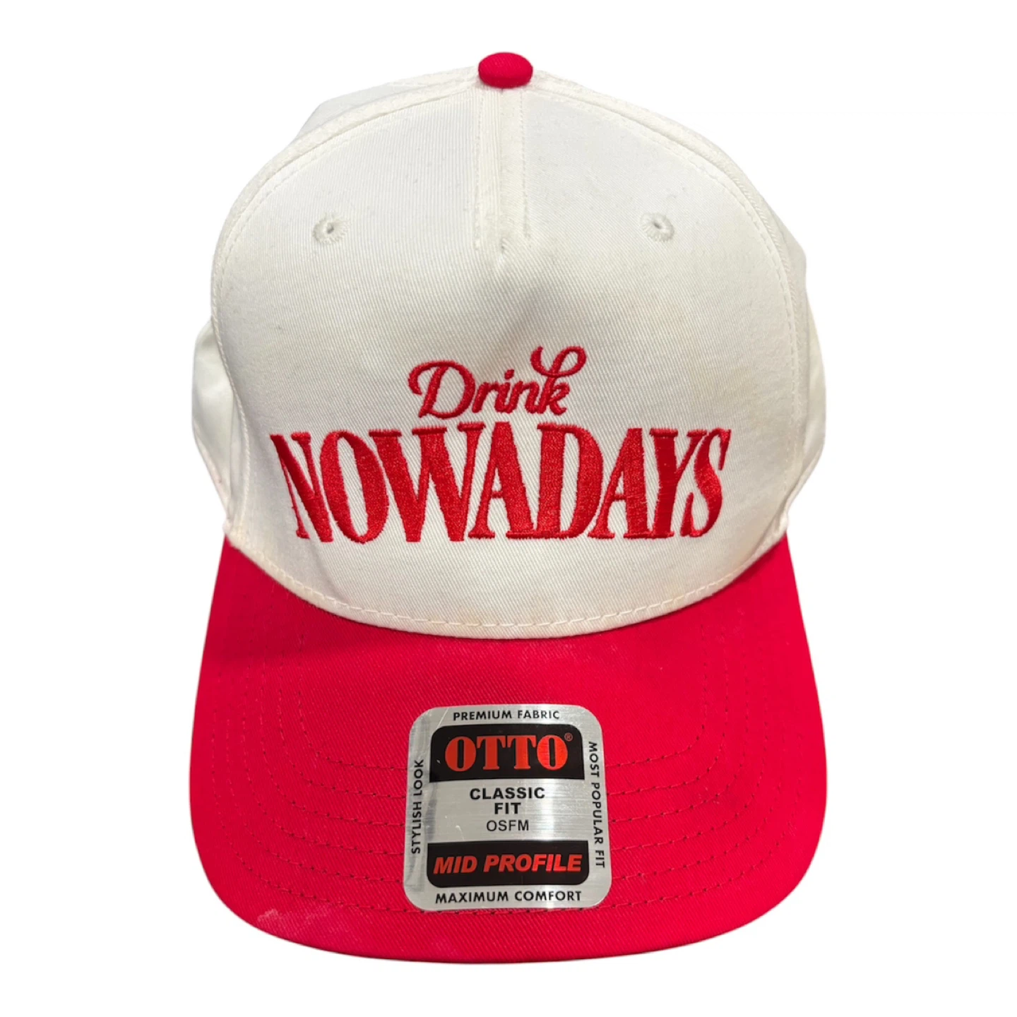 OTTO "Drink NOWADAYS" Cap White/Red